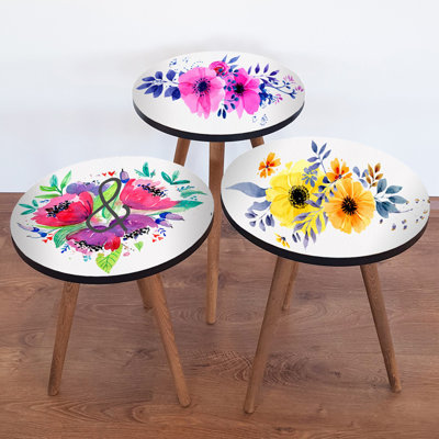 Tables gigognes 3 pieds Freida
