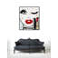 Le Rouge Face - Impression sur toile-22662420-25182800