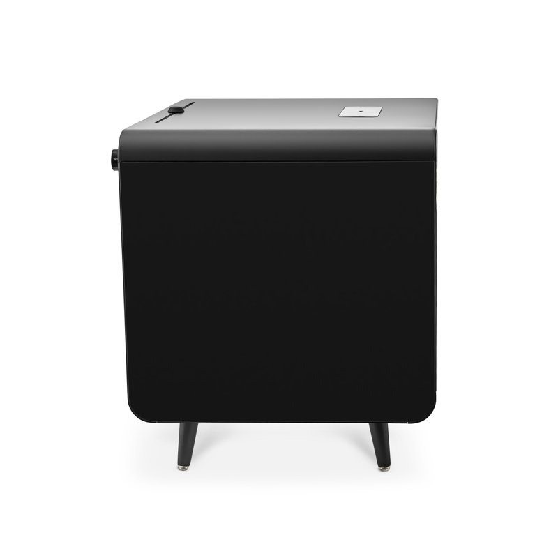 Sobro Smart End Table with Built-In Outlets, Black