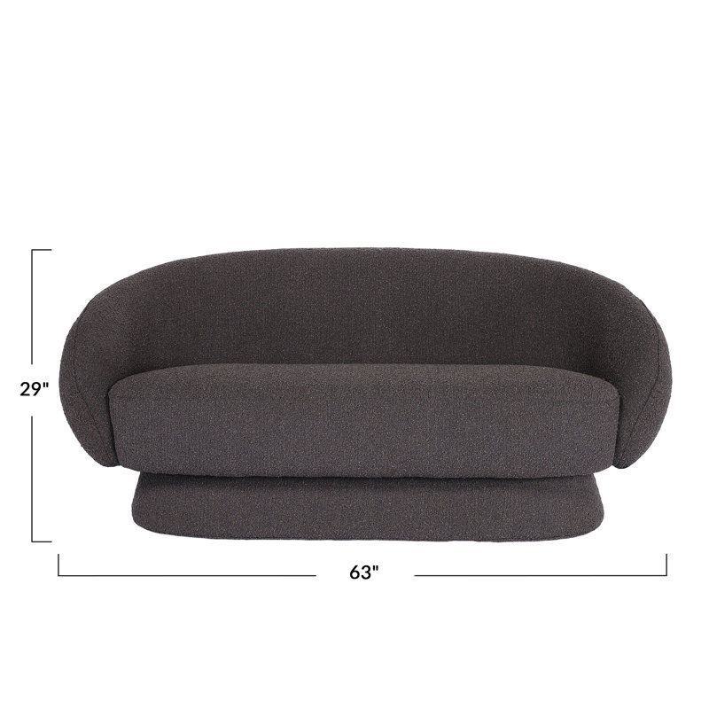Modern Boucle Upholstered Couch