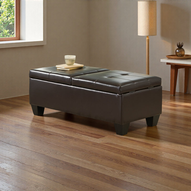 Storage Ottoman, Chocolate