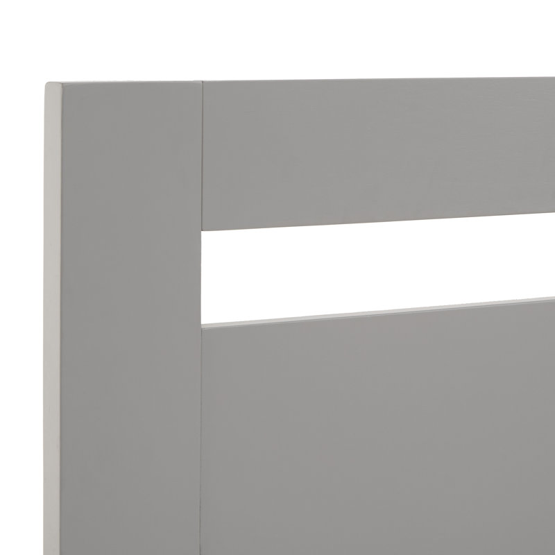 Ayaan Platform Bed, White, Queen