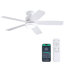 Ventilateur de plafond encastré avec lumières DEL et télécommande-869371790-869371889