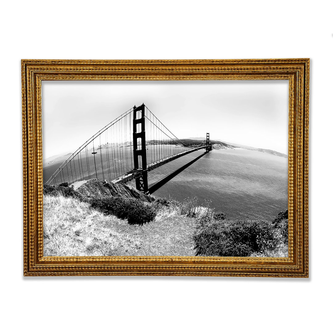 San Francisco Brücke B N W über die Gewässer - Druck