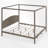 King Size Wood Canopy Bed-114229186