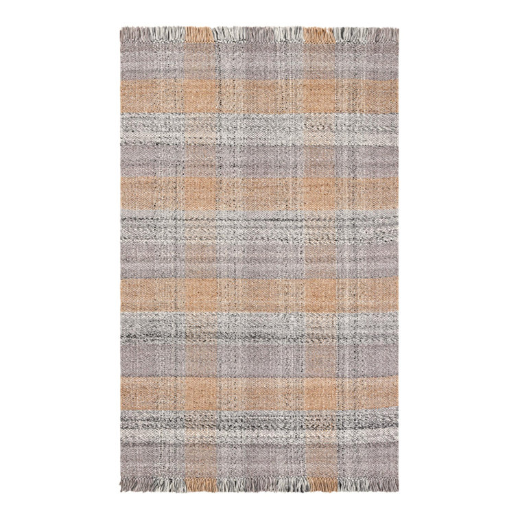 Eco Plaid Indoor Outdoor Washable Plaid Indoor / Outdoor Rug