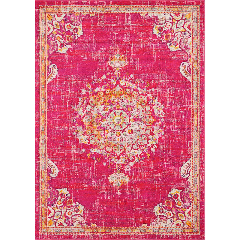 Tapis rose Pennylane, Rectangle 5 pi 3 po x 7 pi 7 po
