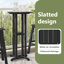 Vidaxl Garden Bar Set 3 Pcs HDPE-117955361