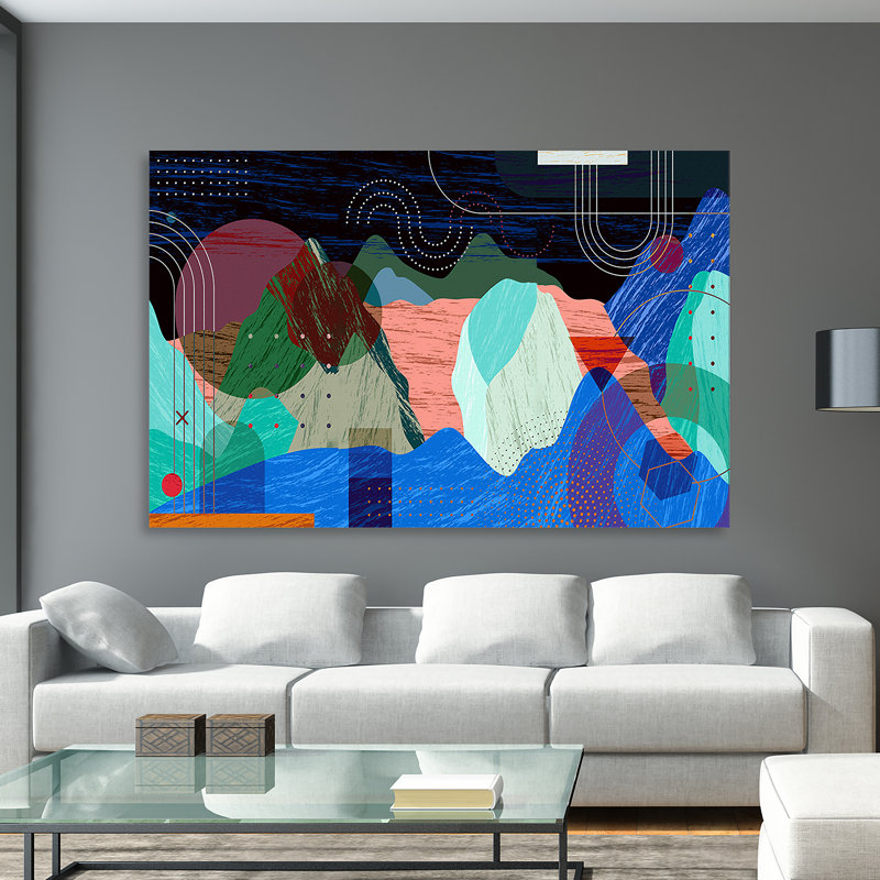 " Our Land 655 " Painting Print, 20" H x 30" W x 1.5" D