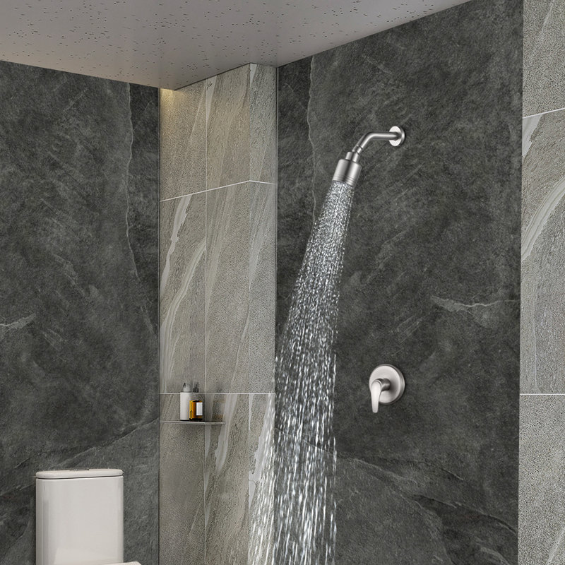 Bathroom Tub Spout, Brushed Nickel, Yes