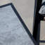Bosque Black & Grey Garden Lounge Set - 2 x Chairs + Table