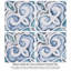 Saint Germain 5.75" x 5.75" Porcelain Patterned Wall & Floor Tile