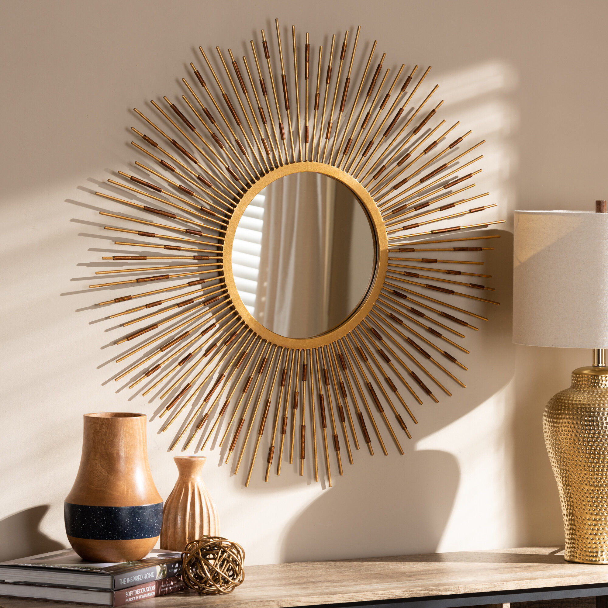 Wrought Studio Oriana Wall Mirror & Reviews | Wayfair