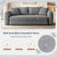 MIMO 2-Seater Sofa Bed with Movable Backrest-2025932719