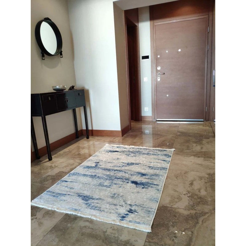Tapis Matarranz avec envers antidérapant, Carré 5 pi 11 po