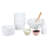 BIA Cordon Bleu 8 oz. Porcelain Milk Bottle with Lid