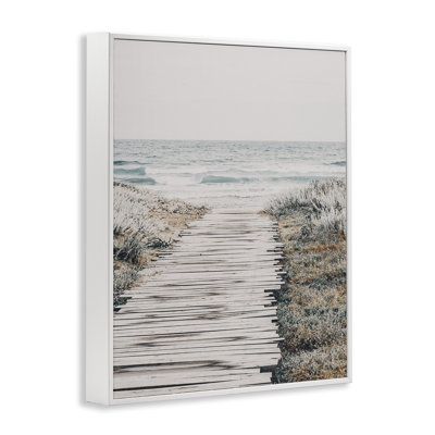  Art de la giclée sur sentier de plage accidenté par LSR Design Studio