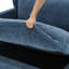 Canapé surdimensionné rembourré en chenille bleu marine 2 pièces-807807816