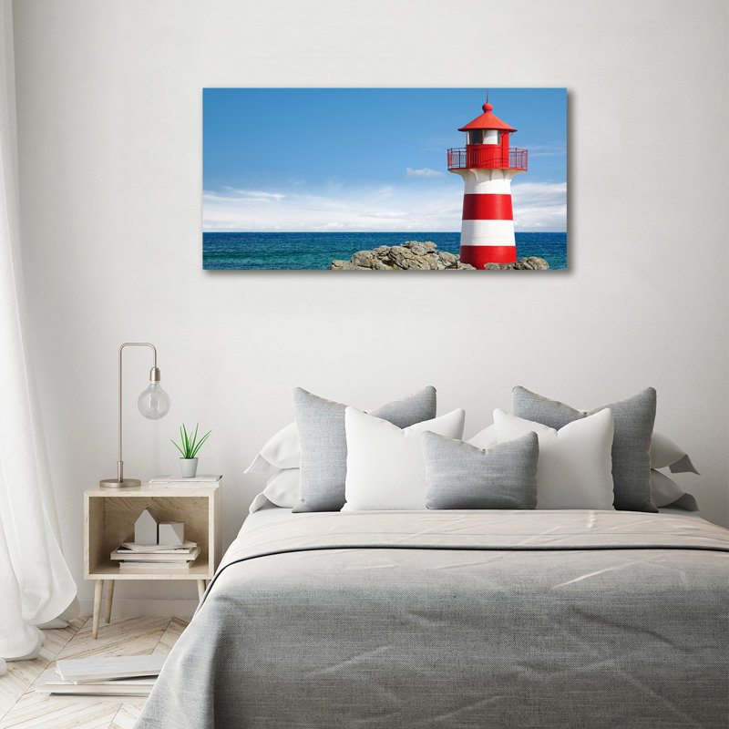 Lighthouse - Wrapped Canvas Print, Canvas, 70cm H x 140cm W x 2cm D