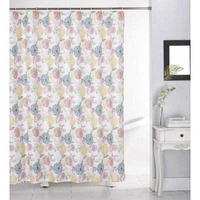 Floral Shower Curtain Set
