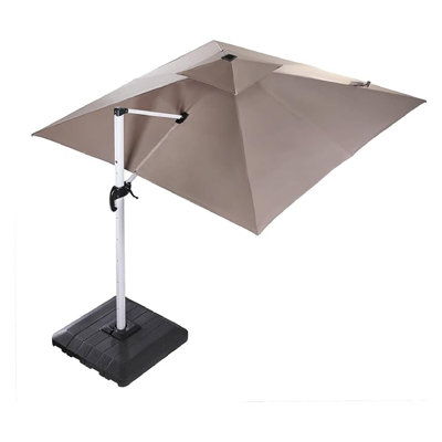Parasol de patio en porte-à-faux en aluminium ventilé Cantilever