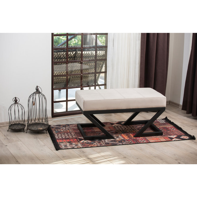 Repose-pieds standard Pinederosa, Velours beige
