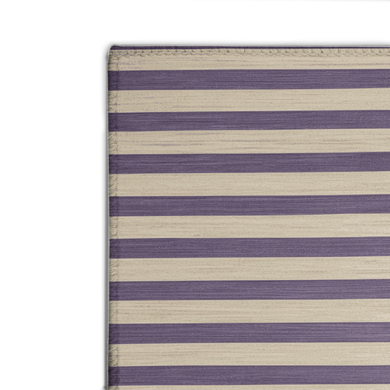 Tapis intérieur / extérieur beige HorizontalStripes, Rectangle 4pi x 6 pi