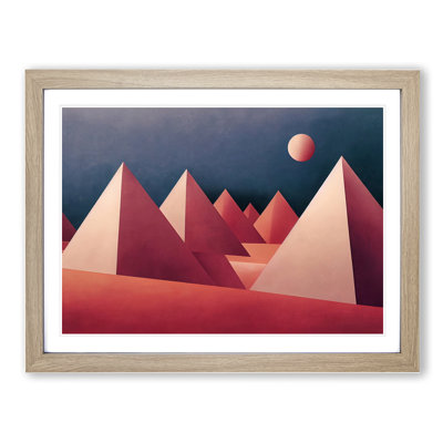 Lively Pyramids - Single Picture Frame Print