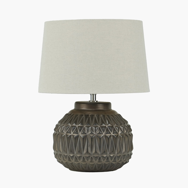 Afanasijs Ceramic Table Lamp, Bronze