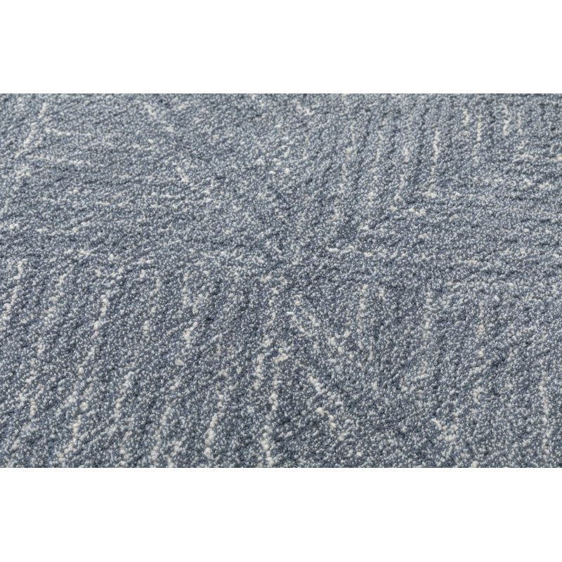Shale Hand Tufted Area Rug in Denim, Rectangle 7'6" x 9'6"
