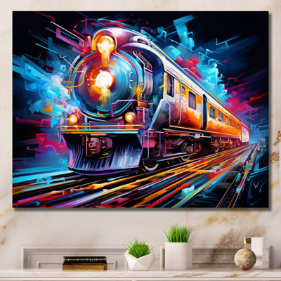 " Abstract Train Electric Rhythms "