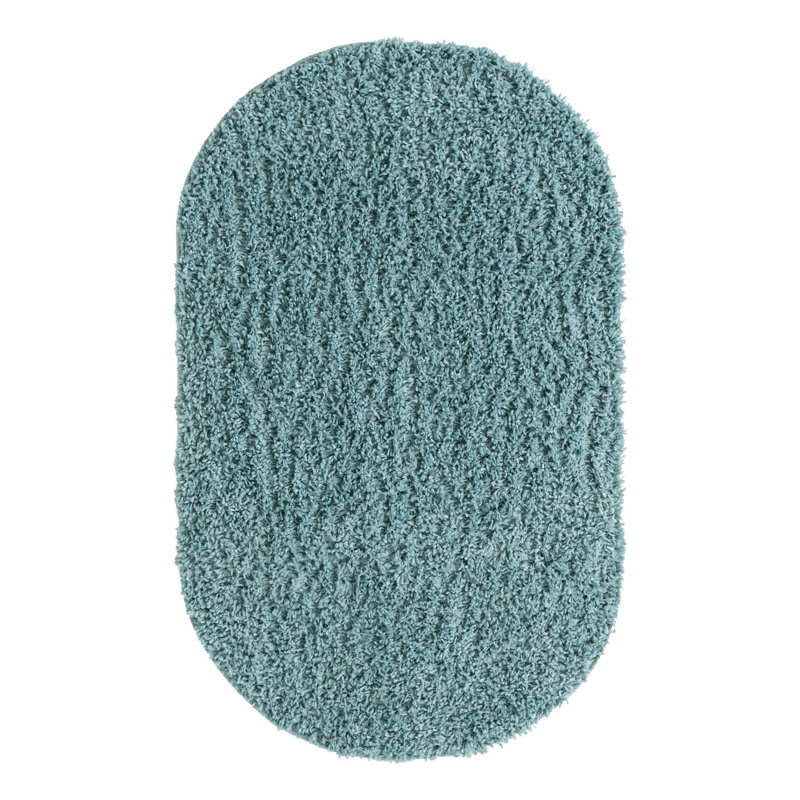 Tapis turquoise Wentworth, Ovale 3 pi 1 po x 5 pi 3 po
