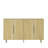 Fluted Sideboard And , Modern Wood Storage Cabinet With Adjustable Shelves Buffet Sideboard, For Home Elegance-340498451