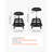 Rolling Shop Stool Adjustable Height Garage Seat 300 lbs Load with Caster