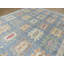 Tapis unique gris de 9 pi x 11 pi 9 po