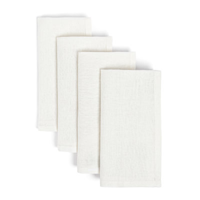 serviettes de table 100% lin