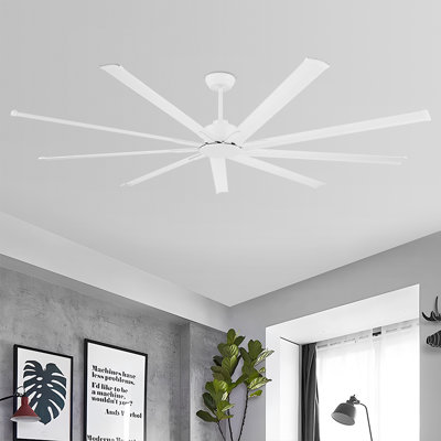 Ventilateur de plafond d'intérieur 9 pales avec télécommande Layahna