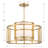 Brian Patrick Flynn For Everly Quinn 5 Light Luxe Gold Chandelier