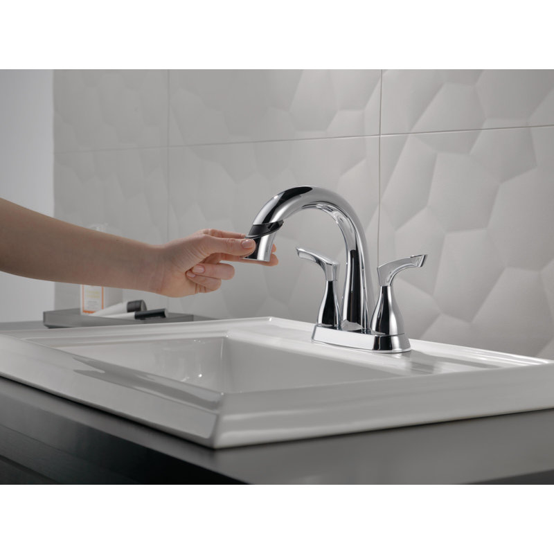 Broadmoor Centerset Bathroom Faucet with Drain Assembly, Chrome