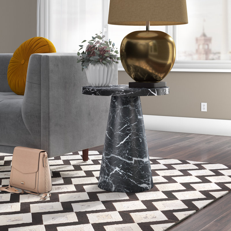 Table de bout Artequent, Noir