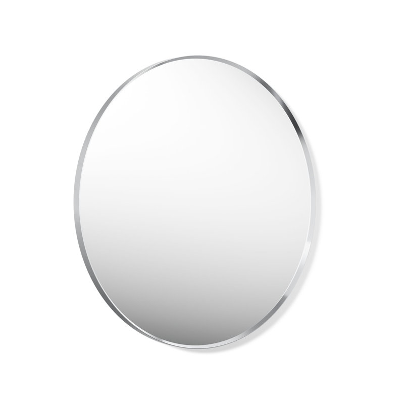 Miroir de salle de bain Essential, Chrome poli, H 36 po x l 36 po x P 1,38 po