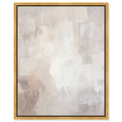 «Lunar Surface V», impression sur toile encadrée par Art Remedy, cadre doré, 30 x 36
