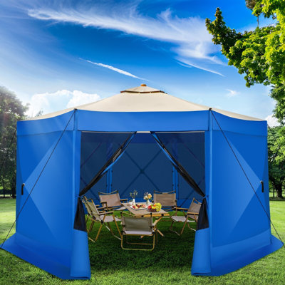 Pièce moustiquaire 15 x 15 avec moustiquaire, auvent pour tente Hub Hub