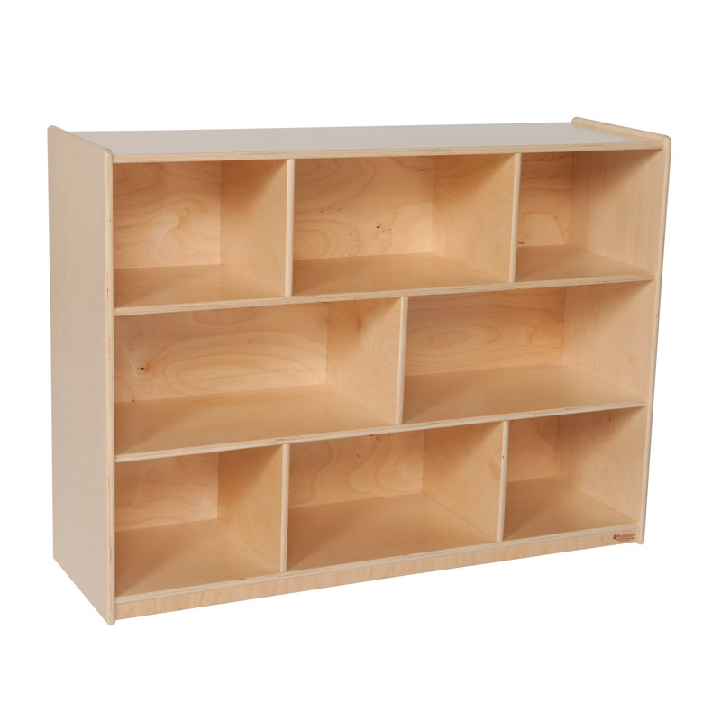 Étagère à 8 compartiments, Naturel, H 36 po x l 48 po x P 12 po