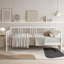 Lit de jour simple de taille simple avec design élégant et espace de rangement-173040349