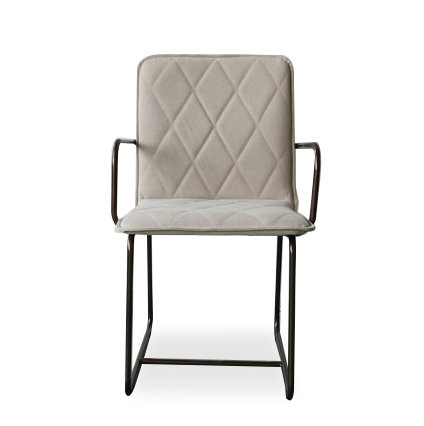 Dempsey 20'' H Cotton Upholstered Armchair
