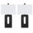 Ensemble de 2 lampes de table Caytlin