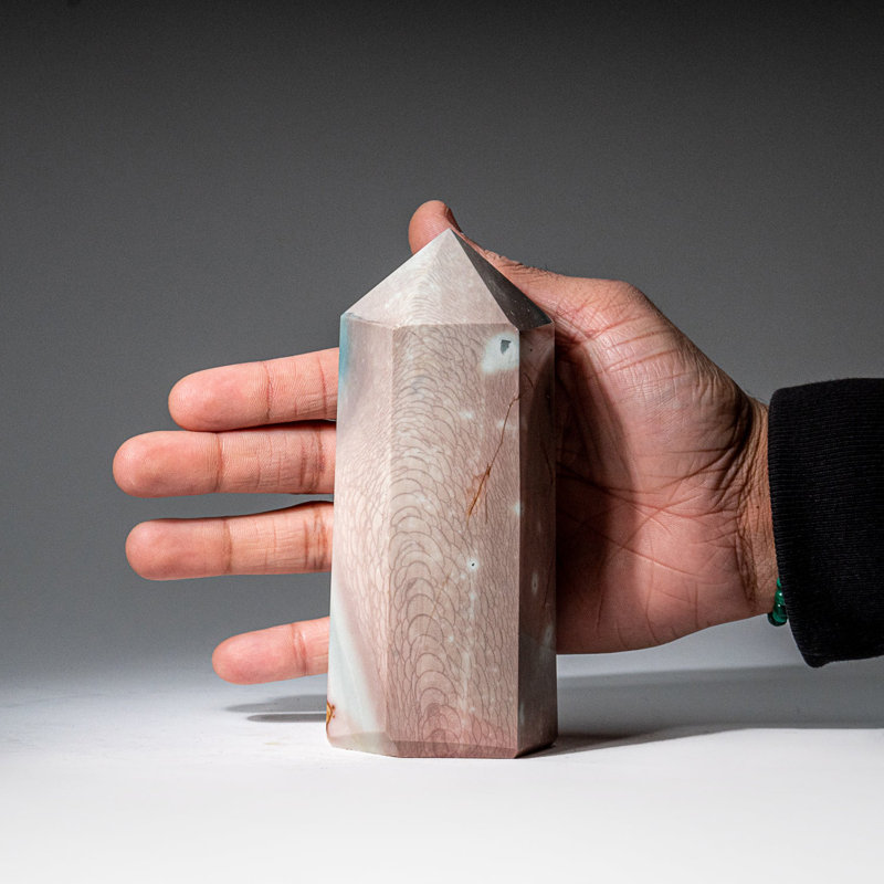 Polished Polychrome Point from Madagascar (1.7 Lbs)