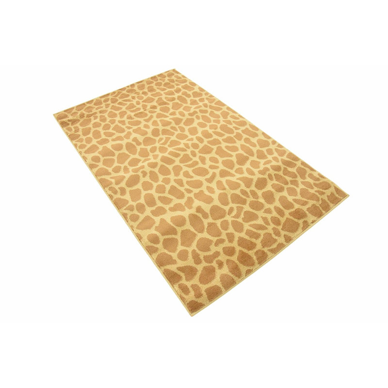 Testerman Animal Print Indoor Rug, Rectangle 3'3" x 5'3"