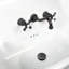 Ensemble de lavabo mural avec robinet, bonde et siphon en Fireclay-126302510